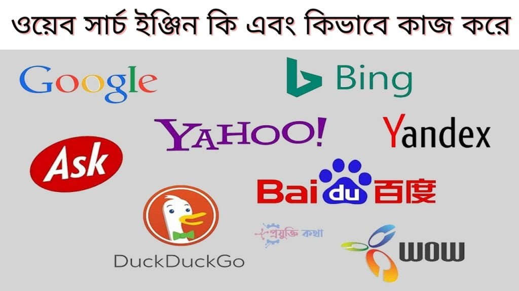 ওয়েব সার্চ ইঞ্জিন (Search Engine) কি? কিভাবে কাজ করে থাকে সার্চ ইঞ্জিন ?