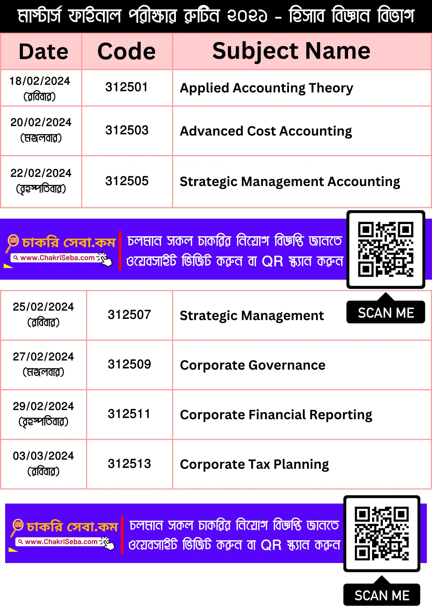 accounting department mba routine 2021