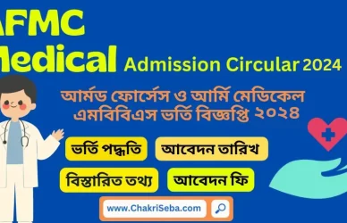 AFMC Medical Admission Circular